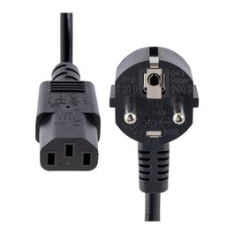 Startech Câble d'alimentation UE Schuko vers C13 1 m pour PC moniteur imprimante