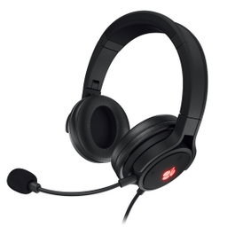 Cherry HC 2.2 USB Casque Gaming Filaire avec Son Surround 7.1, Microphone Amovible, Contrôle Tactile, Noir