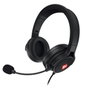 Cherry HC 2.2 USB Casque Gaming Filaire avec Son Surround 7.1, Microphone Amovible, Contrôle Tactile, Noir