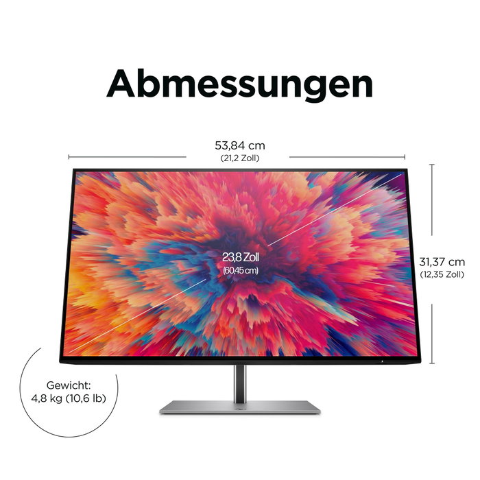 HP Z24q G3 QHD Argent 23,8 pouces