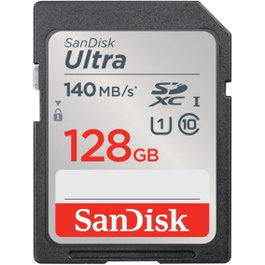 Sandisk Tarjeta Memoria Secure Digital SDXC 128 Go Ultra UHS-I U1 Clase 10 Lecture 140 Mo/s