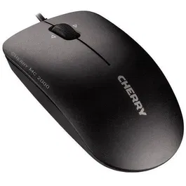 Cherry MC 2000 Souris Filaire Professionnelle Noire avec Molette Multidirectionnelle et Capteur Infrarouge 1600 DPI pour une Haute Précision sur Différentes Surfaces