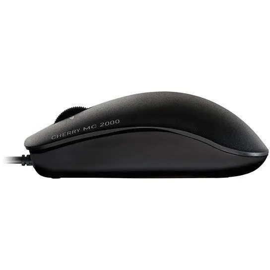 Cherry MC 2000 Souris Filaire Professionnelle Noire avec Molette Multidirectionnelle et Capteur Infrarouge 1600 DPI pour une Haute Précision sur Différentes Surfaces