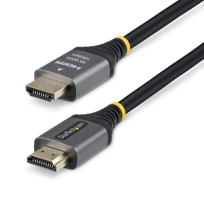 Startechcom Câble HDMI 2.0 Premium 4 m HDMMV4M – HDMI Mâle à Mâble 4K 60 Hz HDR10