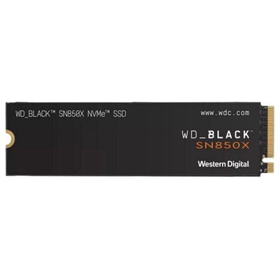 Western Digital WD Black SN850X WDS100T2X0E SSD Interne 1To PCIe Gen4 NVMe M.2 2280 Western Digital WD Black SN850X WDS100T2X0E SSD Interne 1To PCIe Gen4 NVMe M.2 2280
