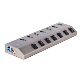 Startech Hub USB 7 ports 5G7AIBS-USB-HUB-EU Gris