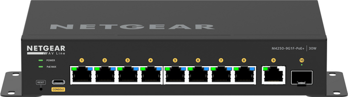 Netgear GSM4210PD-100EUS Switch PoE Gigabit avec 8 Ports, Noir Netgear GSM4210PD-100EUS Switch PoE Gigabit avec 8 Ports, Noir