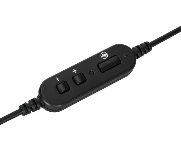 Targus AEH102GL Casque Stéréo Filaire Noir USB pour Appels et Musique
