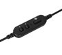 Targus AEH102GL Casque Stéréo Filaire Noir USB pour Appels et Musique
