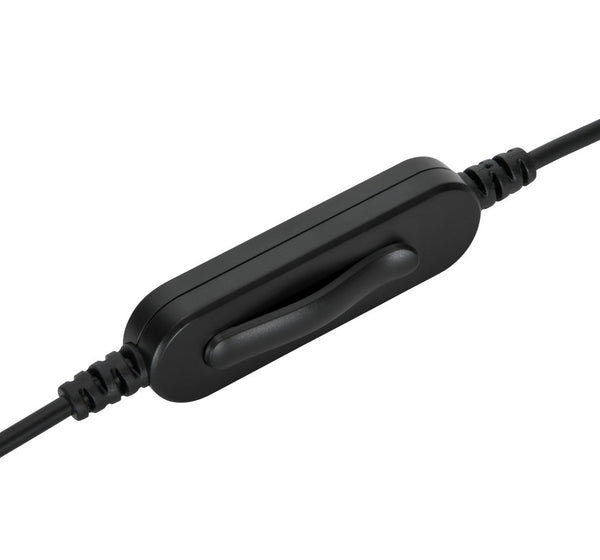 Targus AEH102GL Casque Stéréo Filaire Noir USB pour Appels et Musique