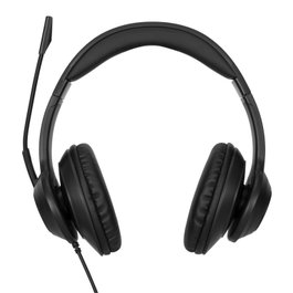 Targus AEH102GL Casque Stéréo Filaire Noir USB pour Appels et Musique
