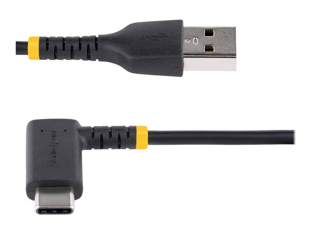 StarTech.com câble USB-A vers USB-C acodé 15 cm - charge rapide 60W - synchronisation - robuste