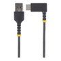 StarTech.com câble USB-A vers USB-C acodé 15 cm - charge rapide 60W - synchronisation - robuste