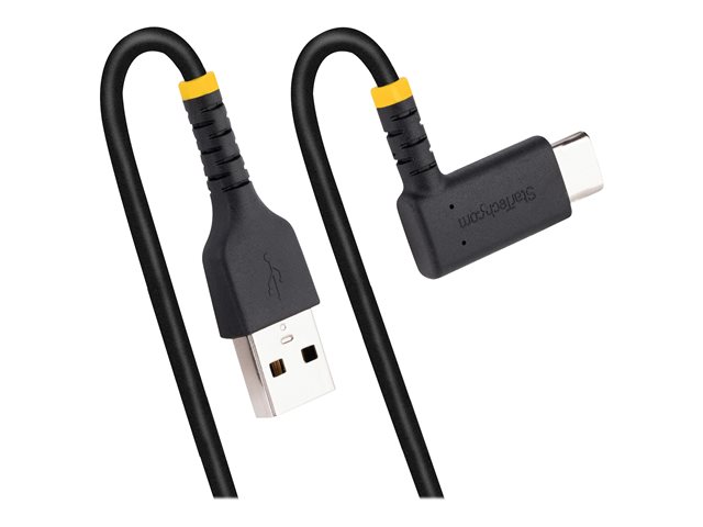StarTech.com câble USB-A vers USB-C acodé 15 cm - charge rapide 60W - synchronisation - robuste