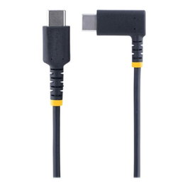 Startech USB-C vers USB-C 15cm Coudé PD 60W Charge Rapide Charge et Synchronisation