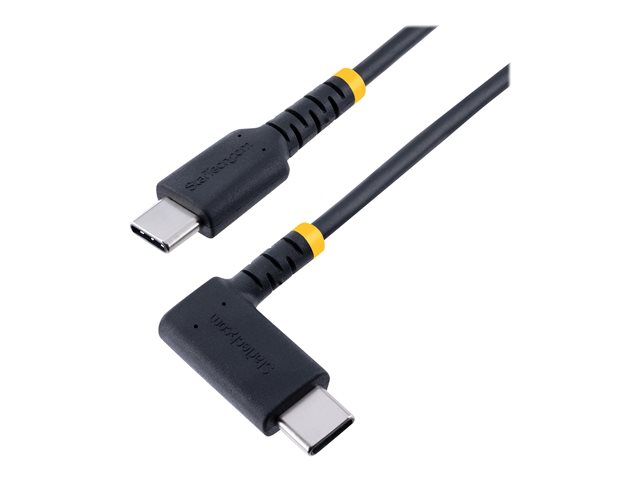 Startech USB-C vers USB-C 15cm Coudé PD 60W Charge Rapide Charge et Synchronisation