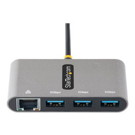 StarTech.com Hub USB-C 3 ports USB-A + Ethernet Gigabit (USB 3.2 Gen 1) 5 Gbps Plug & Play