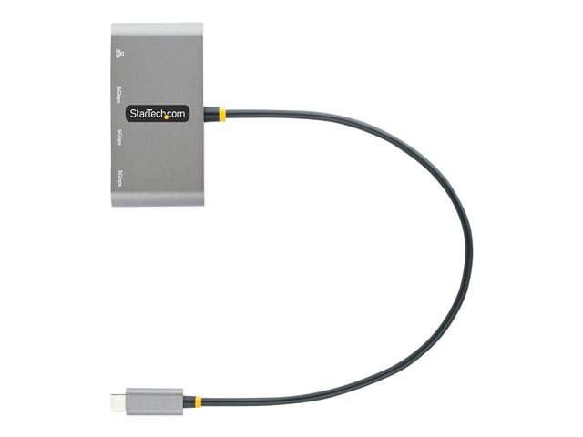 StarTech.com Hub USB-C 3 ports USB-A + Ethernet Gigabit (USB 3.2 Gen 1) 5 Gbps Plug & Play