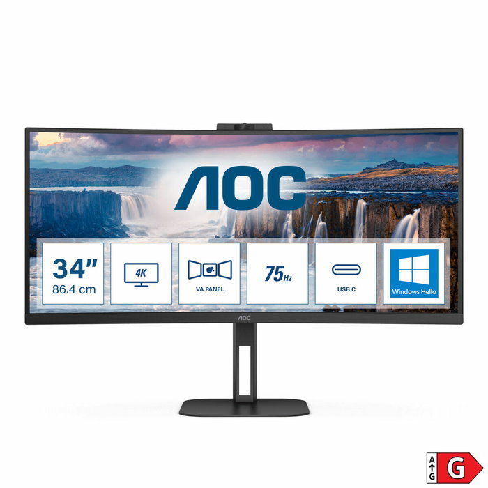Écran AOC CU34V5CW/BK 34" 100 Hz 60 Hz