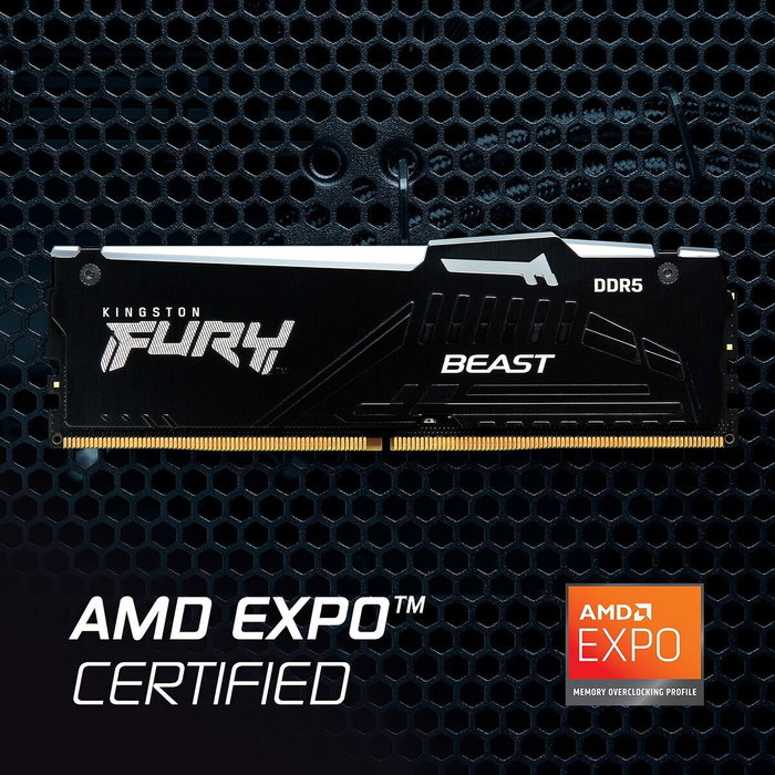Kingston FURY Beast RGB DDR5 32 Go (2x16 Go) Kingston FURY Beast RGB DDR5 32 Go (2x16 Go)