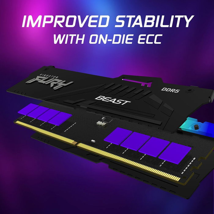 Kingston FURY Beast RGB DDR5 32 Go (2x16 Go) Kingston FURY Beast RGB DDR5 32 Go (2x16 Go)