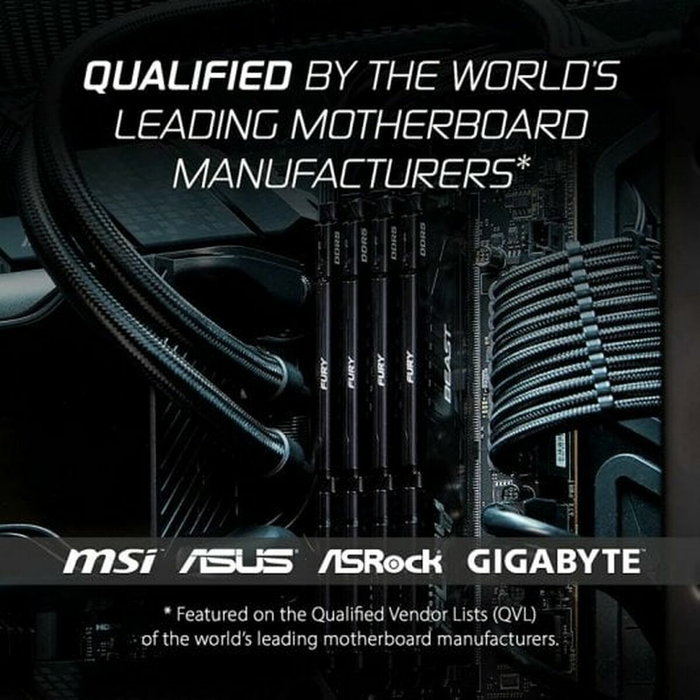 Mémoire RAM Kingston Beast 32 GB DDR5 SDRAM DDR5 5600 MHz