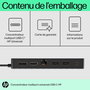 HP Concentrateur multiport universel USB-C avec 7 ports, HDMI 2.0, DisplayPort et câble passthrough pour PC et écrans 4K