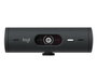 Logitech Brio 505 Webcam professionnelle 4K UHD HDR, certifiée Teams/Meet/Zoom, avec volet de confidentialité, mode Affichage et cadrage automatique