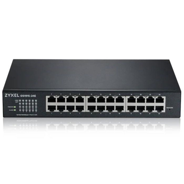 Zyxel GS1915-24E-EU0101F Commutateur Intelligent 24 Ports GbE NebulaFlex