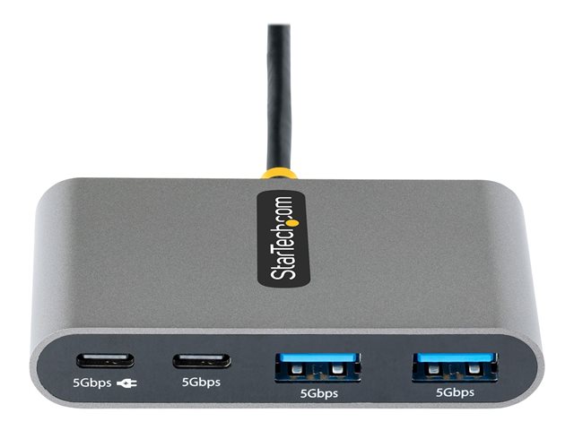 StarTech.com Hub USB-C 4 Ports avec Power Delivery 100W – USB-A et USB-C 3.2 Gen 1 – 5G2A2CPDB StarTech.com Hub USB-C 4 Ports avec Power Delivery 100W – USB-A et USB-C 3.2 Gen 1 – 5G2A2CPDB