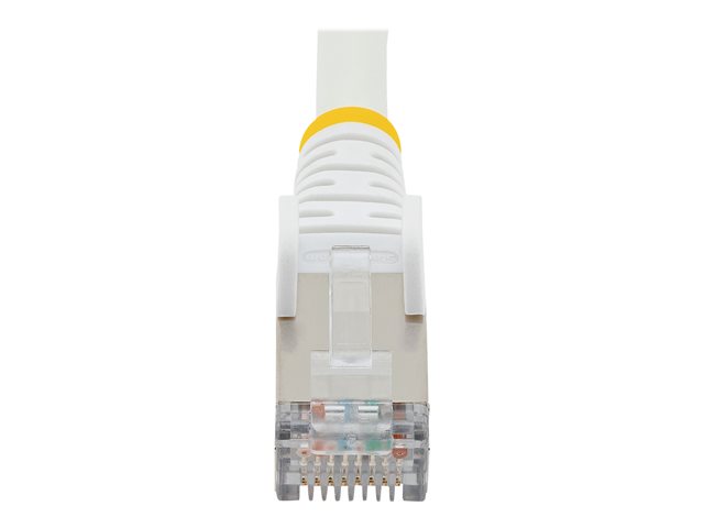 StarTech.com Cable Réseau Cat6a 0,5m Blanc Snagless PoE++ 100W LSZH RJ45
