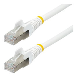 StarTech.com Cable Réseau Cat6a 0,5m Blanc Snagless PoE++ 100W LSZH RJ45