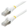 StarTech.com Cable Réseau Cat6a 0,5m Blanc Snagless PoE++ 100W LSZH RJ45