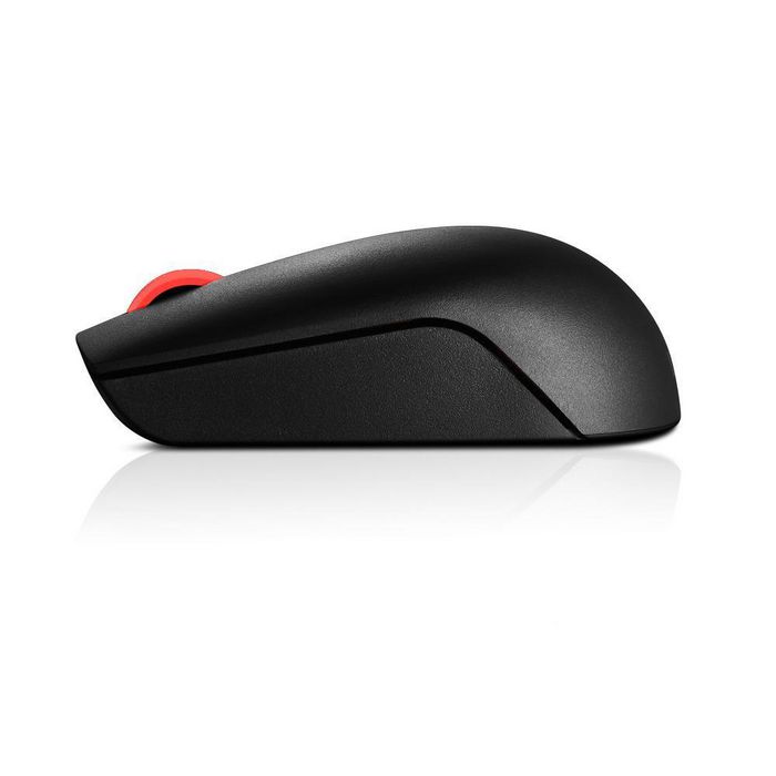 Lenovo Souris Sans Fil Optique Compacte 3 Boutons Noir avec Récepteur USB et Pile AA