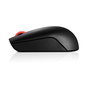 Lenovo Souris Sans Fil Optique Compacte 3 Boutons Noir avec Récepteur USB et Pile AA