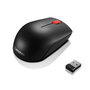 Lenovo Souris Sans Fil Optique Compacte 3 Boutons Noir avec Récepteur USB et Pile AA