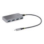 Startech.com Hub USB-C 4 Ports USB-A 5 Gbps HB30C4A1A1B - Concentrateur pour Ordinateur Portable, Tablette, Plug and Play