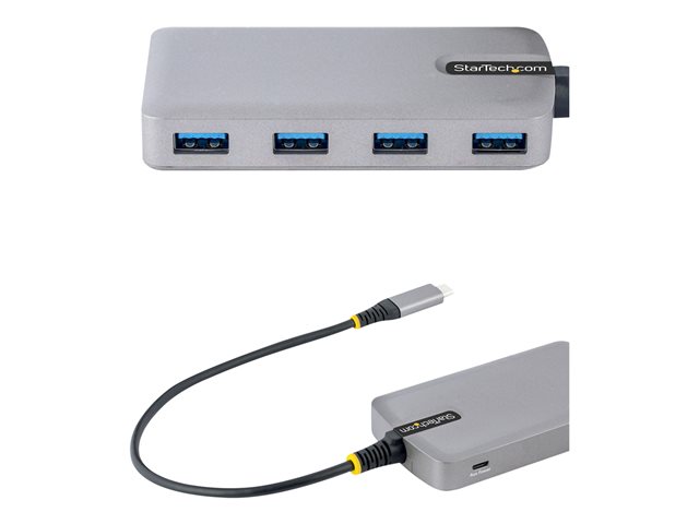Startech.com Hub USB-C 4 Ports USB-A 5 Gbps HB30C4A1A1B - Concentrateur pour Ordinateur Portable, Tablette, Plug and Play Startech.com Hub USB-C 4 Ports USB-A 5 Gbps HB30C4A1A1B - Concentrateur pour Ordinateur Portable, Tablette, Plug and Play