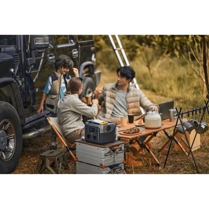 Ecoflow RIVER 2 MAX - Station électrique portable 512 Wh, 500 W (1000 W surtension), 2 sorties CA, charge ultra-rapide 60 min, batterie LFP 3000 cycles