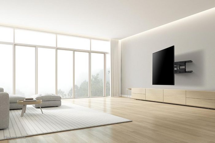 Neomounts WL40S-950BL18 - Support mural orientable pour écran TV 55 à 110 pouces - Capacité 125 kg - Compatible VESA - Noir