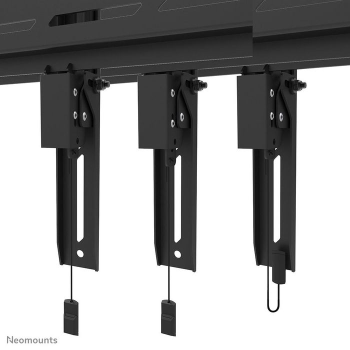Neomounts WL30S-950BL19 Support mural fixe pour écran TV 55 à 110 pouces (jusqu'à 160 kg) - Compatible VESA 100x100 à 1500x900 mm avec système magnétique pull & release - Noir