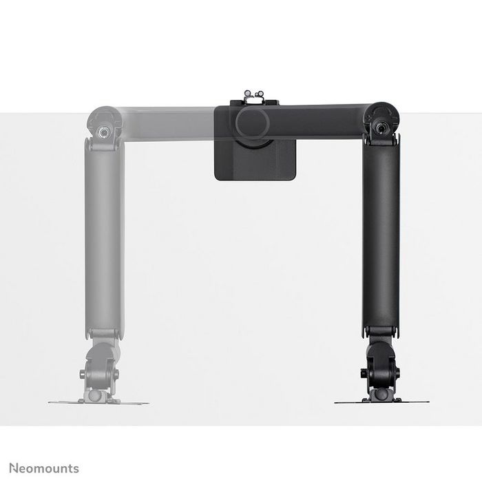 Neomounts DS70-450BL1 Support de Bureau à Pivot Complet pour Écran 17 à 42", Max 15 kg, VESA 100x100, Réglage Hauteur Gaz, Noir