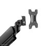 Neomounts DS70-450BL1 Support de Bureau à Pivot Complet pour Écran 17 à 42", Max 15 kg, VESA 100x100, Réglage Hauteur Gaz, Noir