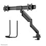 Neomounts DS75-450BL2 Support de bureau double écran avec réglage hauteur, inclinaison et rotation 360° pour écrans 17-32" VESA 75x75/100x100 mm - Noir
