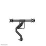 Neomounts DS75-450BL2 Support de bureau double écran avec réglage hauteur, inclinaison et rotation 360° pour écrans 17-32" VESA 75x75/100x100 mm - Noir