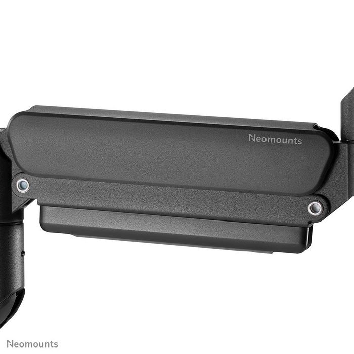Neomounts DS75-450BL2 Support de bureau double écran avec réglage hauteur, inclinaison et rotation 360° pour écrans 17-32" VESA 75x75/100x100 mm - Noir
