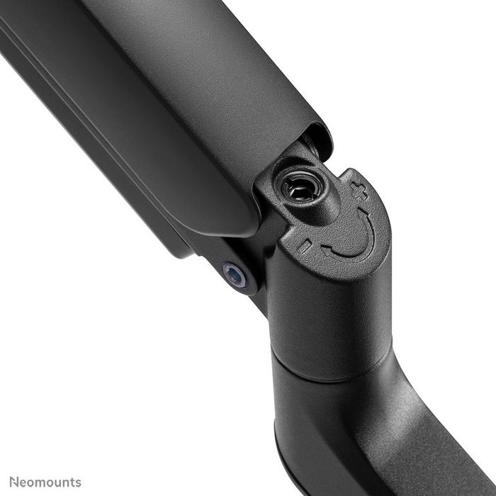 Neomounts DS75-450BL2 Support de bureau double écran avec réglage hauteur, inclinaison et rotation 360° pour écrans 17-32" VESA 75x75/100x100 mm - Noir