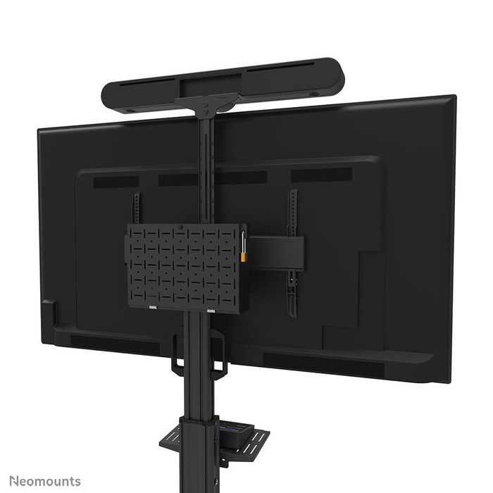Neomounts FL50S-825BL1 Support au Sol Mobile pour Écrans 37 à 75 pouces (75") - Hauteur Réglable 104-157 cm - Capacité 70 kg - Noir