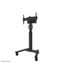 Neomounts FL50S-825BL1 Support au Sol Mobile pour Écrans 37 à 75 pouces (75") - Hauteur Réglable 104-157 cm - Capacité 70 kg - Noir