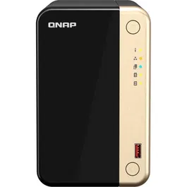 QNAP TS-264 - NAS 2 baies avec 8 Go RAM, processeur Intel Celeron, 2 ports 2.5GbE, HDMI, ports USB 3.2 Gen 2, pour stockage et multimédia